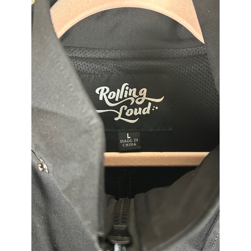 Rolling Loud World Tour Twenty-3 Black Utility Tactical Cargo Vest Mens Large - Picture 5 of 10